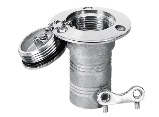 Boca de Llenado y Tapon en Inox - Agua 51mm