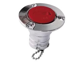 Bocas de Llenado en Aluminio Anodizado y Tapon Plastico- Fuel 38-51mm