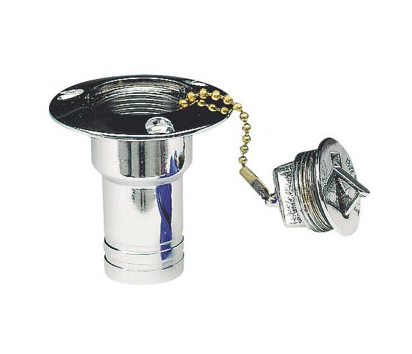 Bocas de Llenado en Laton Cromado 38mm