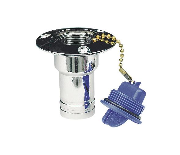 Bocas de Llenado en Laton Cromado-Agua