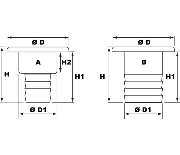Bocas de Llenado en Laton Cromado-Fuel