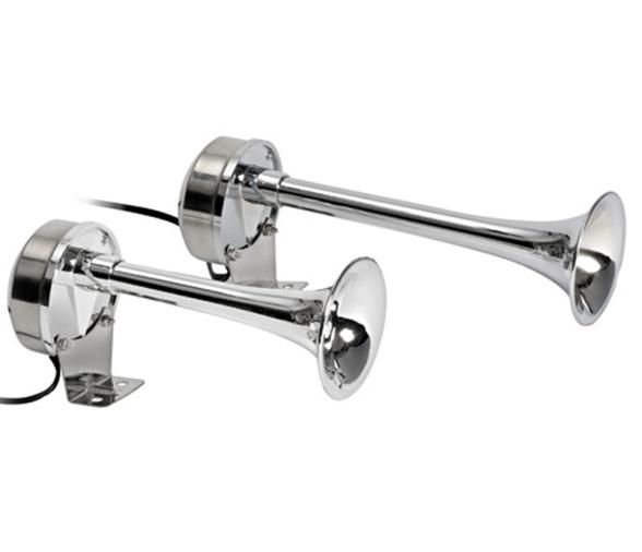 Bocina Doble diafragma acero inox pulido