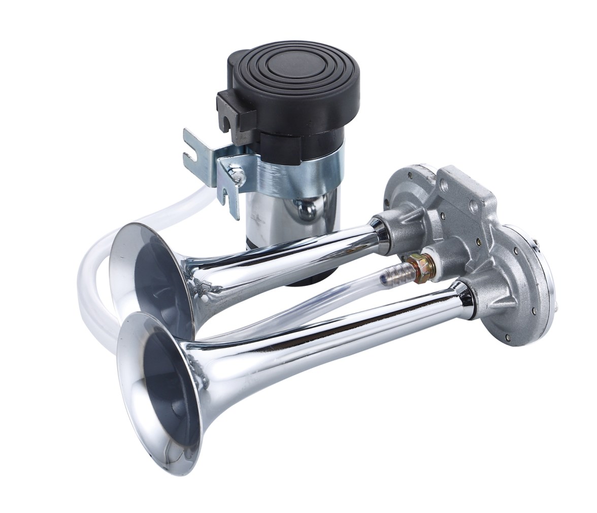 Bocina Doble de Aleación de Zinc con Compresor 12V
