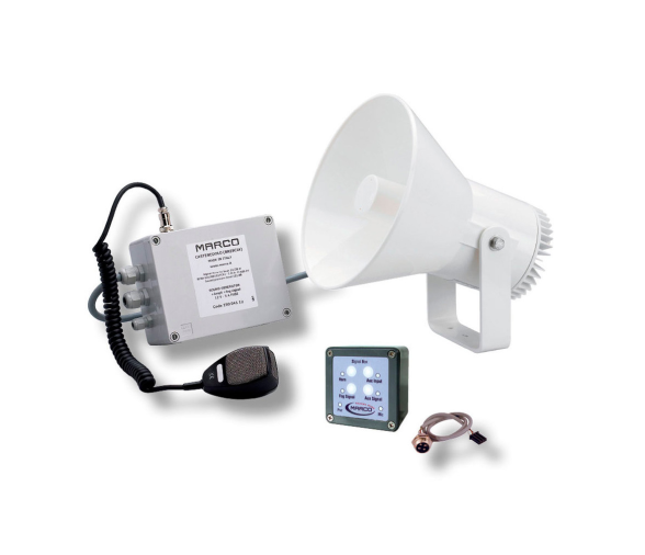 Bocina Electrónica con Amplificador Botes 12 a 20m