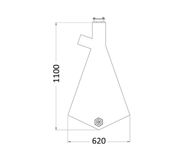 Bolsa de PVC para ducha Saturn