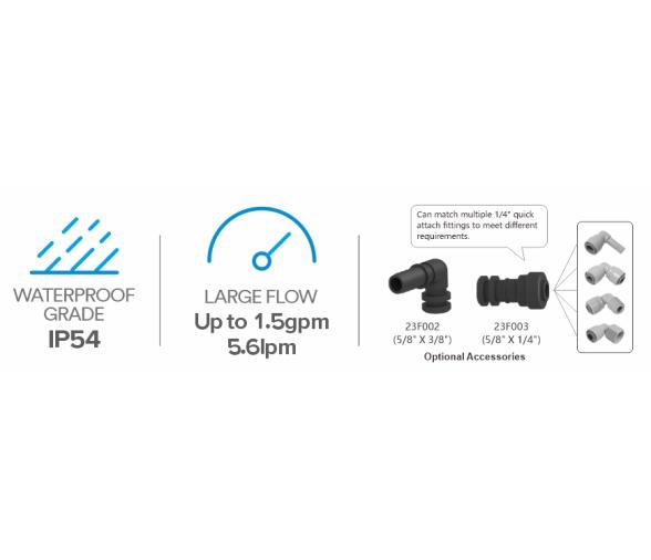 Bomba automática  SEAFLO 23A 2,6 LPM 12V