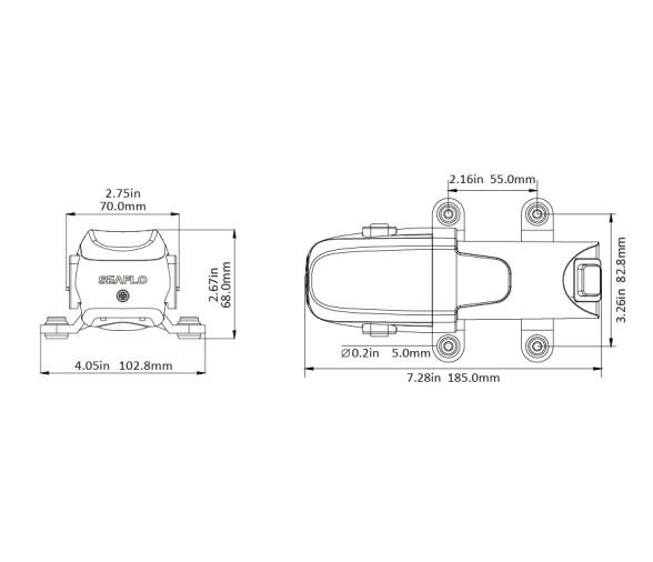 Bomba automática SEAFLO 23B 5,6 LPM 220V