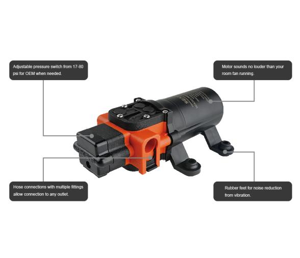Bomba automática SEAFLO 23C 2,6 LPM 12V