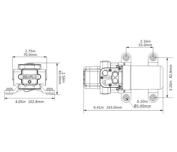 Bomba automática  SEAFLO 23C 5,6 LPM 12V