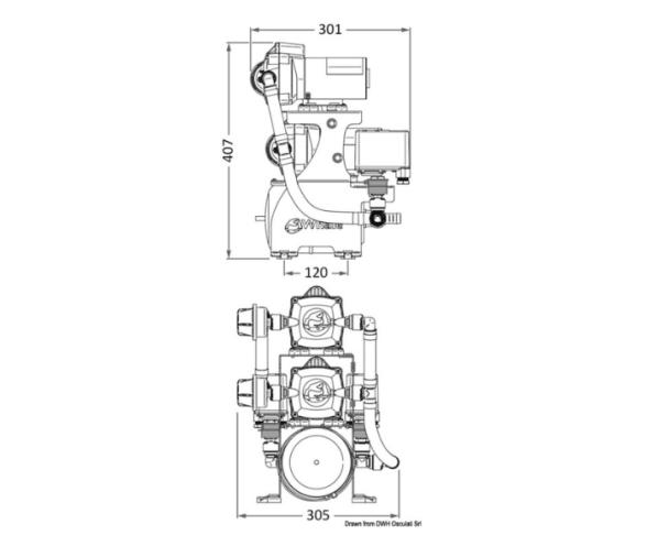 Bomba de agua dulce Whale de Alto Caudal