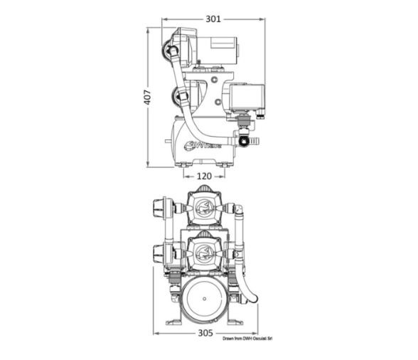 Bomba de agua dulce Whale de Alto Caudal