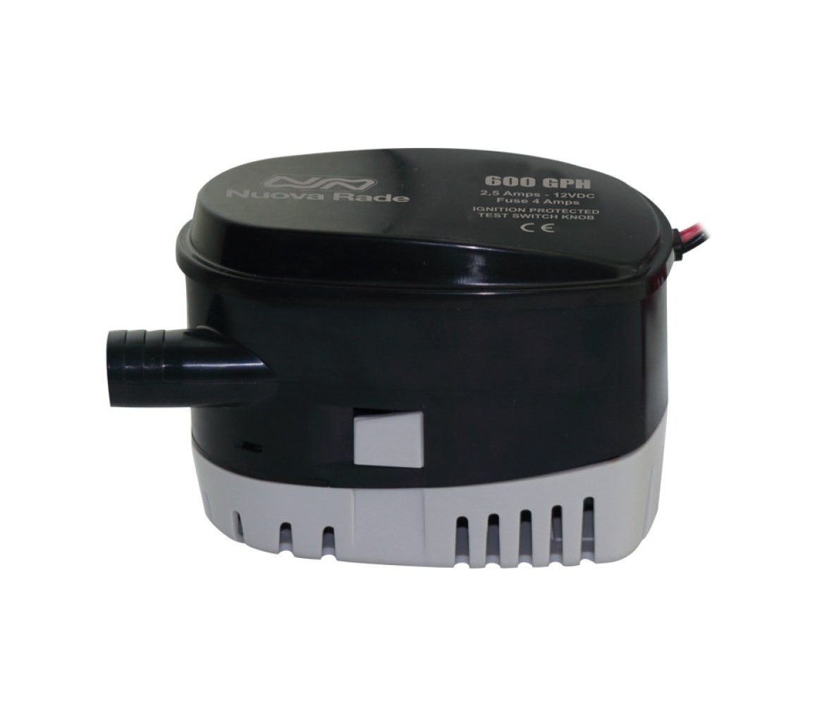 Bomba de sentina Sumergible Automática, 600Gph, 24V