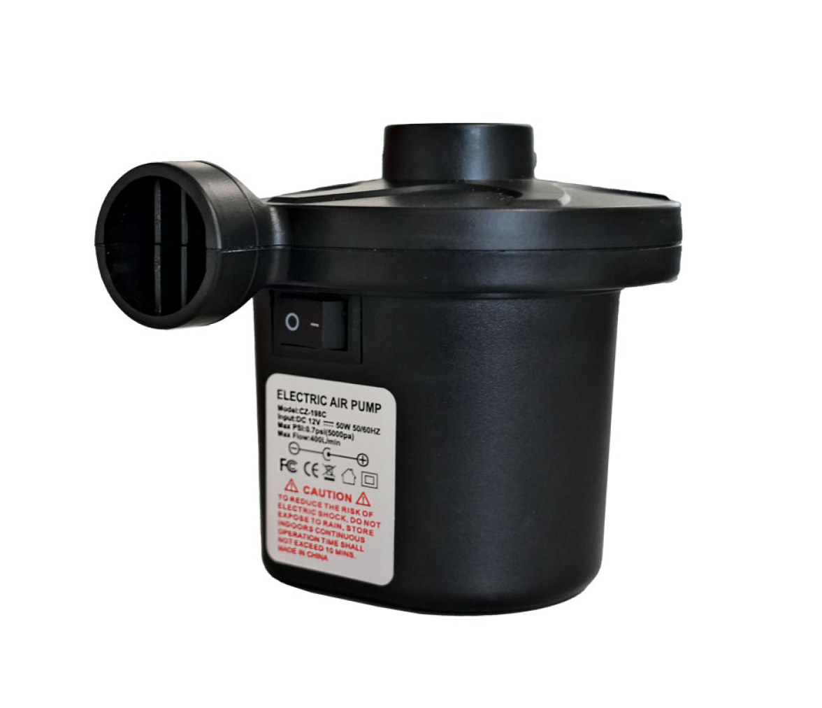 Bomba Eléctrica de Doble Acción, 12V, 40mbar, 400 lt/min