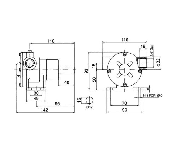 Bomba Tipo Nauco PM34
