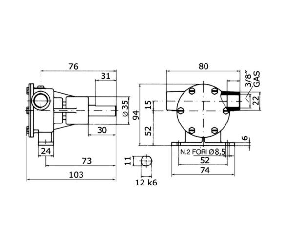 Bomba Tipo Nauco PM38