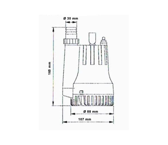 Bomba de Achique Electrica 3.786 LPH - TMC-03305