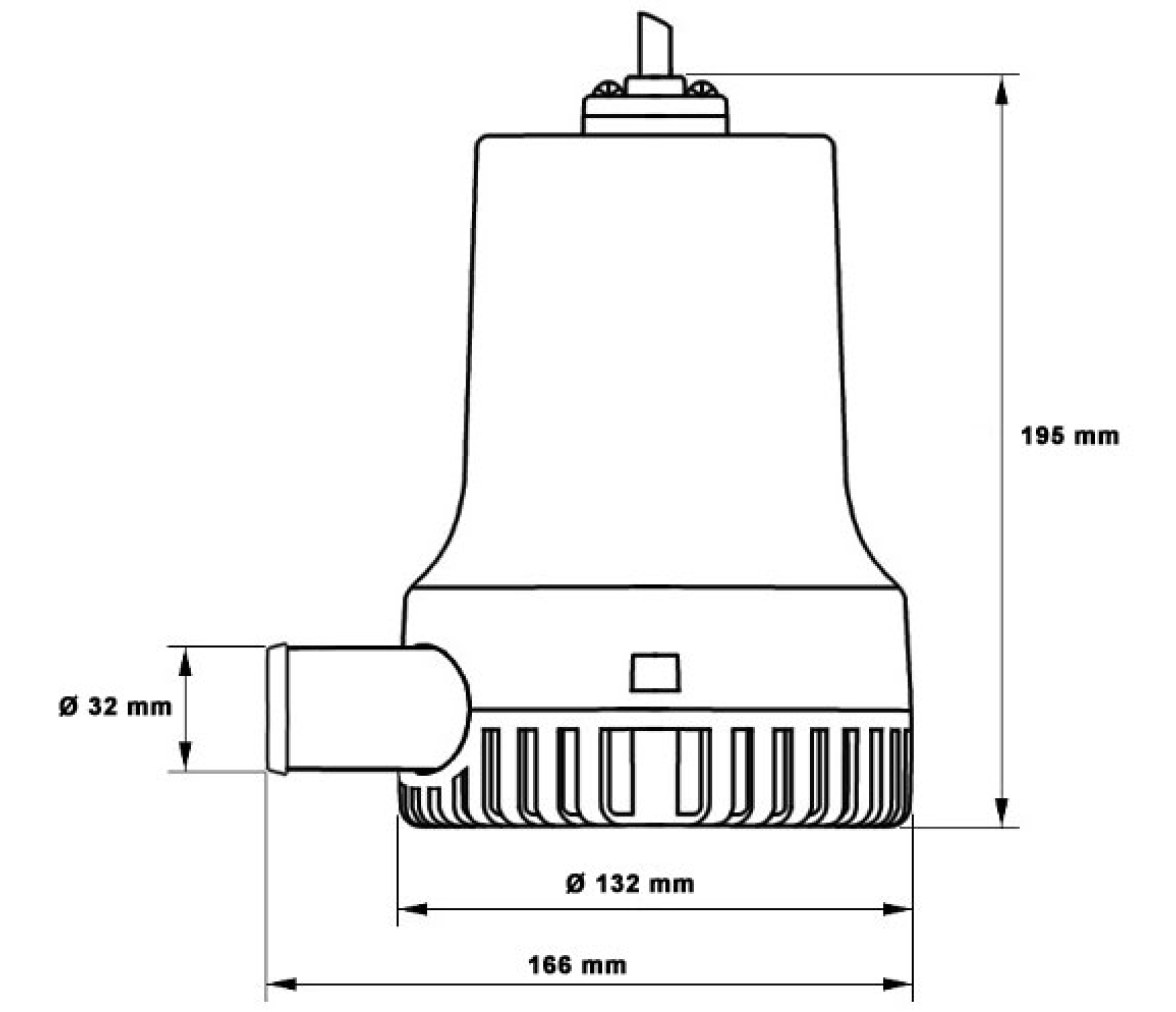 Bomba de Achique Electrica Manual TMC 3000 24V