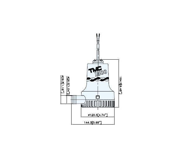 Bomba de Achique Electrica Manual TMC 1500 24V
