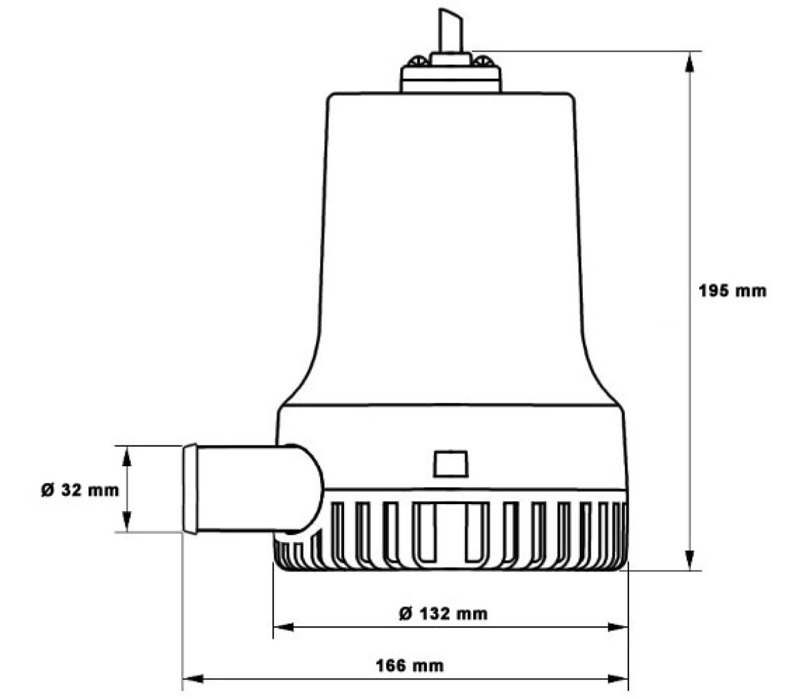 Bomba de Achique Electrica Manual TMC 3000 12V