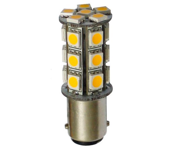 Bombilla 21 LEDs BA15D 12-24V