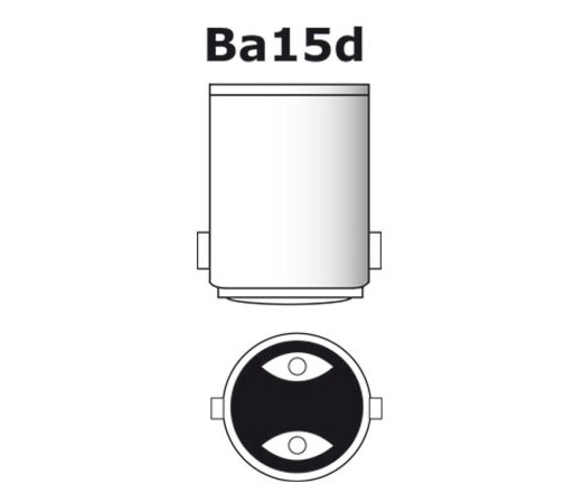 Bombilla 21 LEDs BA15D 12-24V