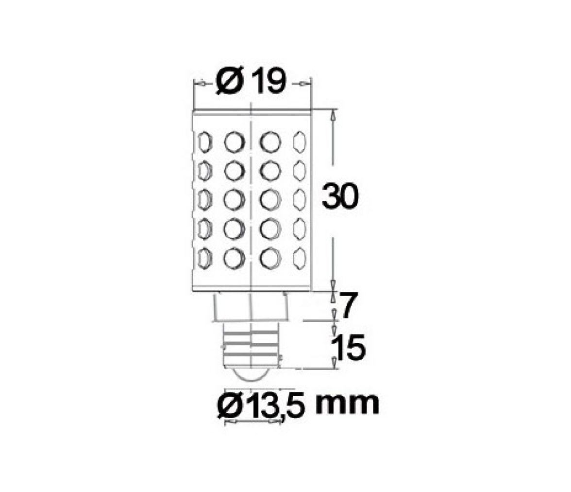 Bombilla 21 LEDs E14