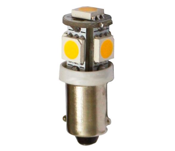 Bombilla 5 LEDs BA9S