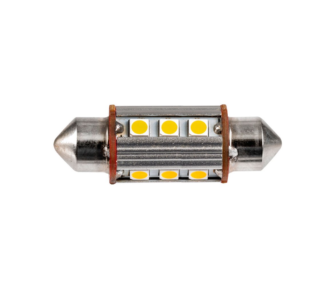 Bombilla Festoon 12 LED 39 mm 2 Unidades