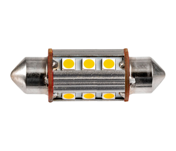 Bombilla Festoon 12 LED 39 mm 2 Unidades