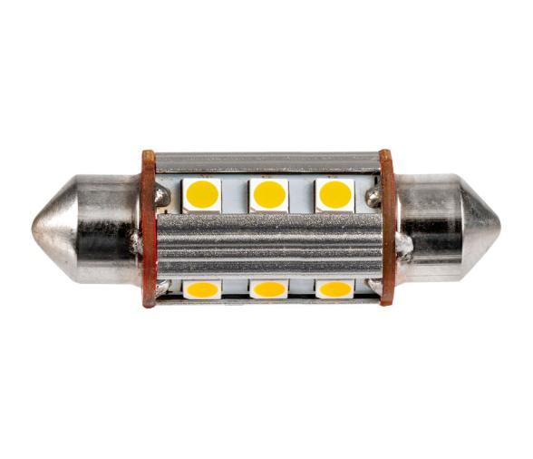 Bombilla Festoon 12 LED 42 mm 2 Unidades