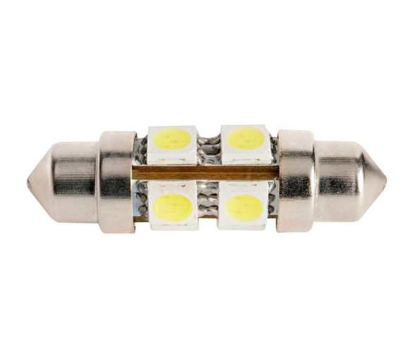 Bombilla Festoon 8 LED 36 mm 2 Unidades