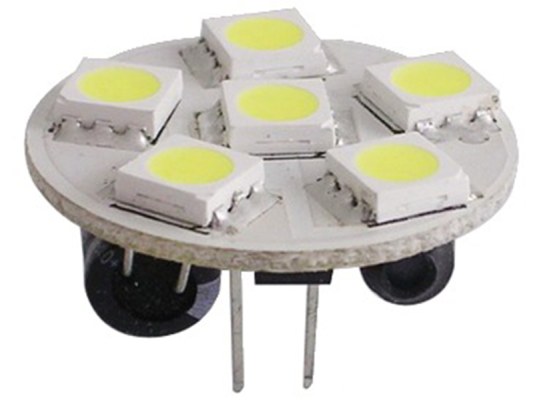 G4 6 LEDs Bulb fitting rear