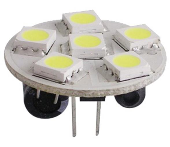 Bombilla 6 LEDs G4 conexion trasera