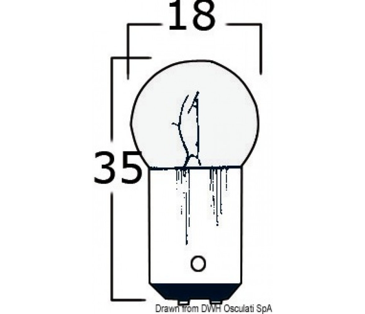 Bombilla BA15D