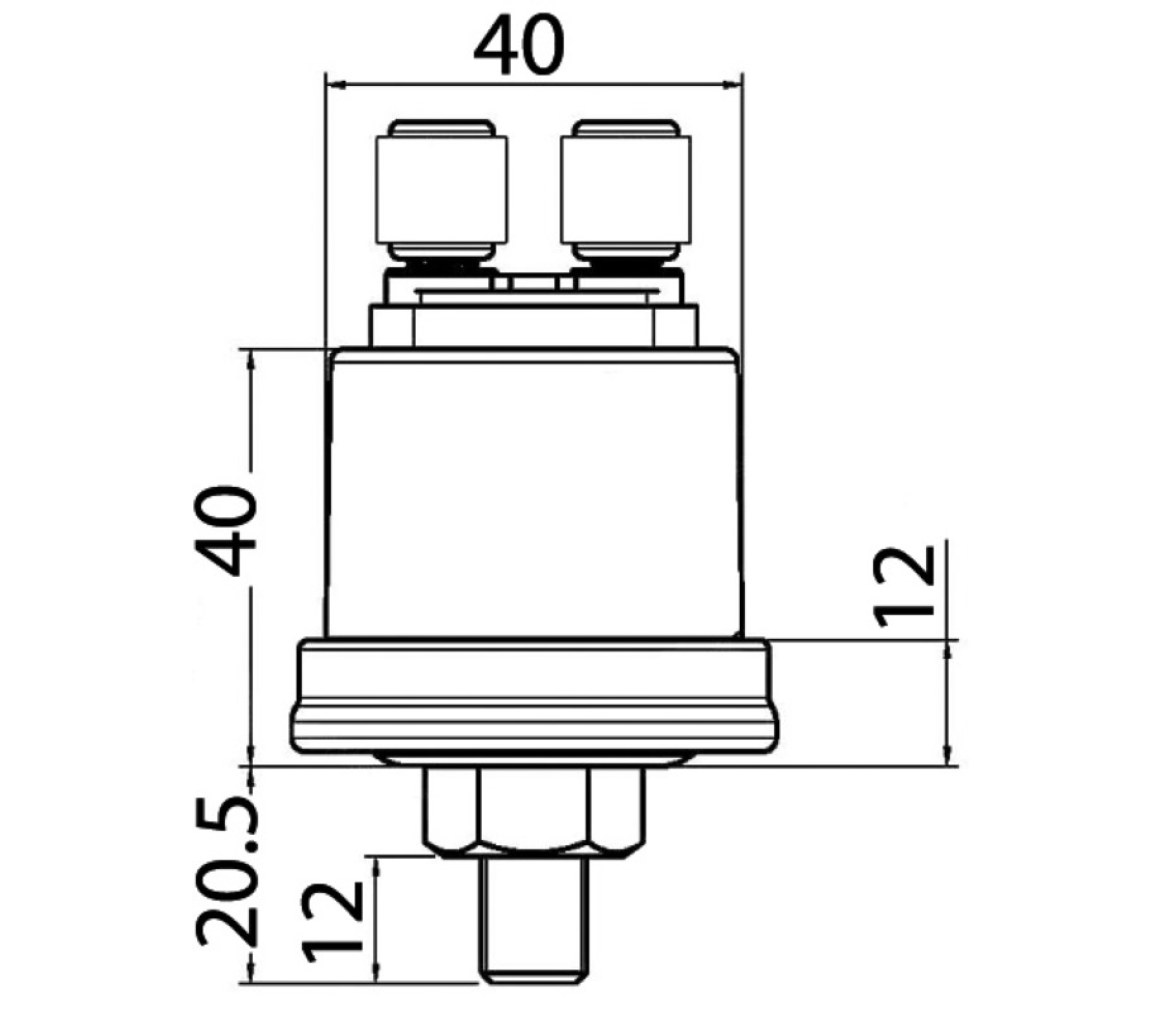 Sensor de presión de aceite