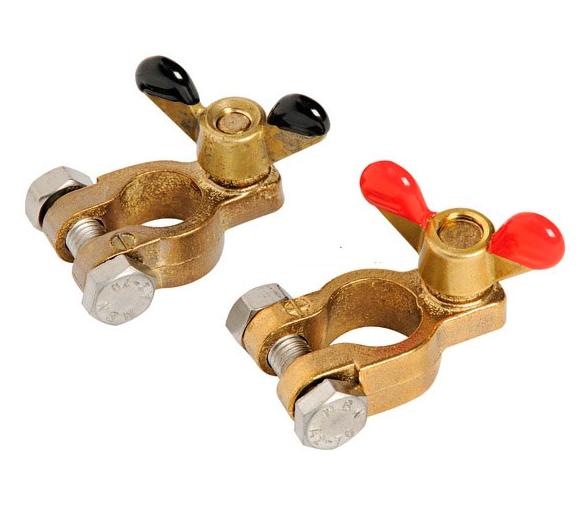 Bornes Bateria Polaridad en Color