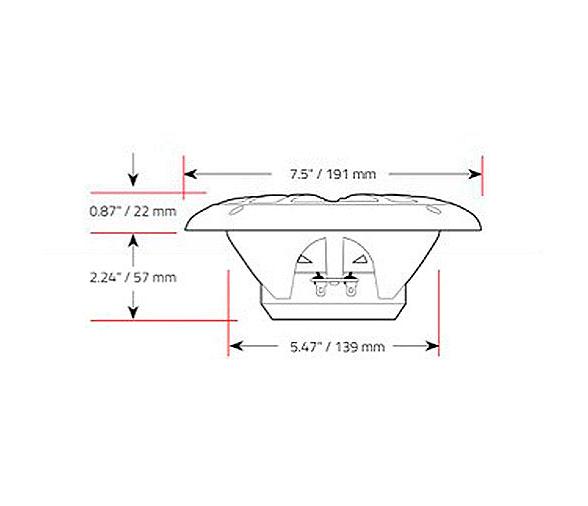 Boss Altavoces MR6W - Blanco 180 W
