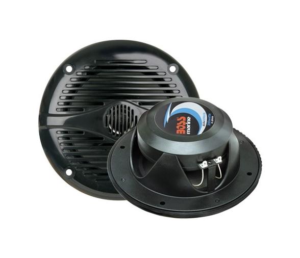 Boss Marine Juego 2 Altavoces Marinos 150W Negros
