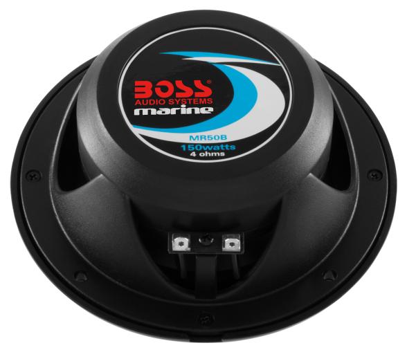 Boss Marine Juego 2 Altavoces Marinos 150W Negros