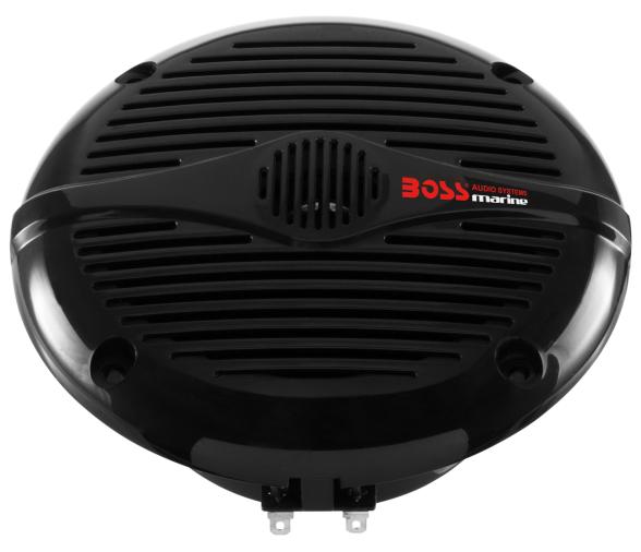 Boss Marine Juego 2 Altavoces Marinos 150W Negros