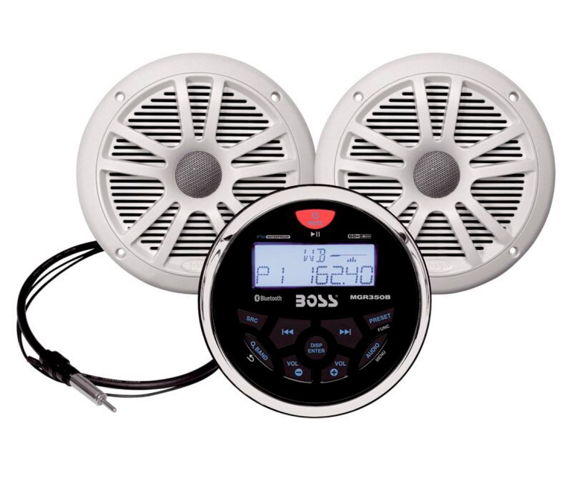 BOSS Pack radio marina MCKGB350W - Blanco
