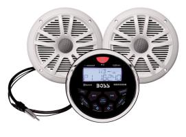 BOSS Pack radio marina MCKGB350W - Blanco