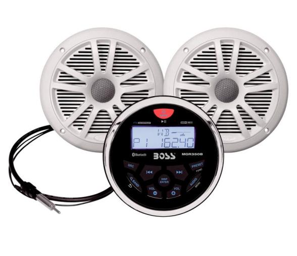 BOSS Pack radio marina MCKGB350W - Blanco