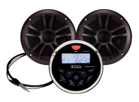 BOSS Pack radio marina MCKGB350W - Negro