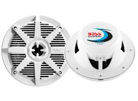 200W Boss Marine 2 Way White Coaxial Marine Speaker