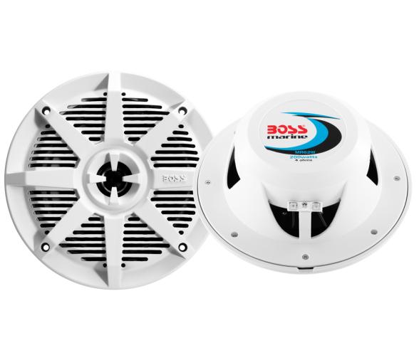Boss Marine Juego 2 Altavoces Marinos 200W Blancos