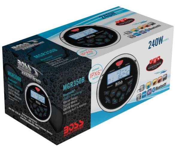 Boss Marine Reproductor MGR350B
