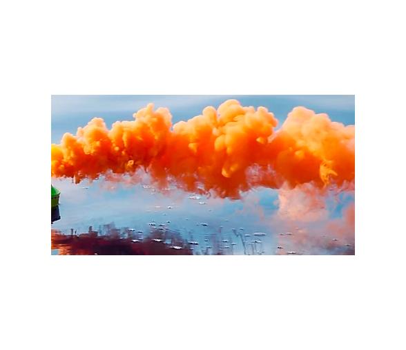 Bote de Humo Fumigeno Flotante