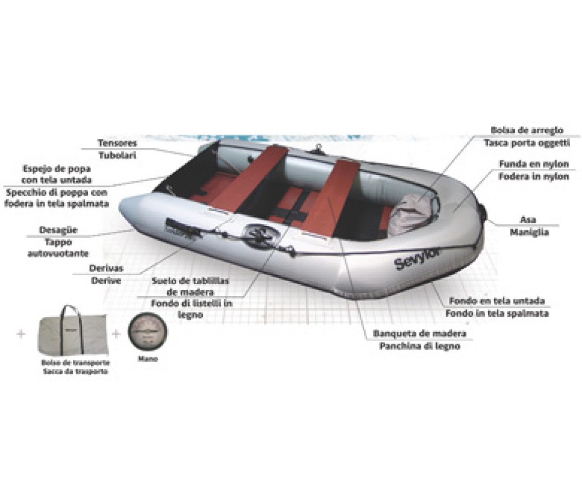Boat TMT260 Tender (2 People) Sevylor