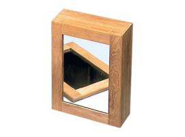 Botiquin con espejo en teca